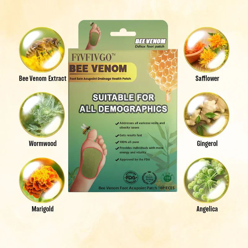 DetoxBee™ - Bee Venom Foot Patches 🐝✨ Buy 1 Get 1 Free