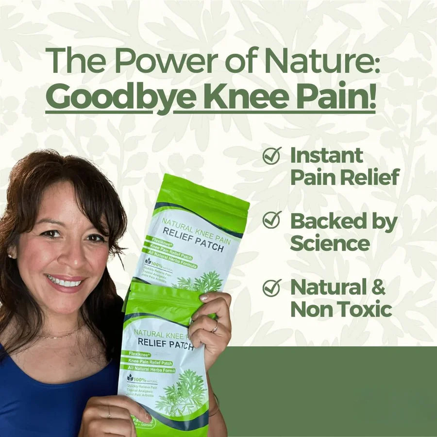 HealPatch™ - Natural Knee Pain Relief Patches with Free Pain Relief Spray 🌿🦵