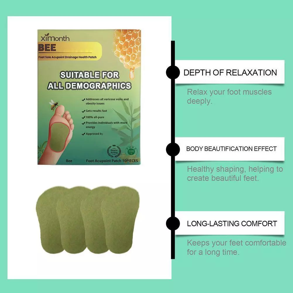 DetoxBee™ - Bee Venom Foot Patches 🐝✨ Buy 1 Get 1 Free
