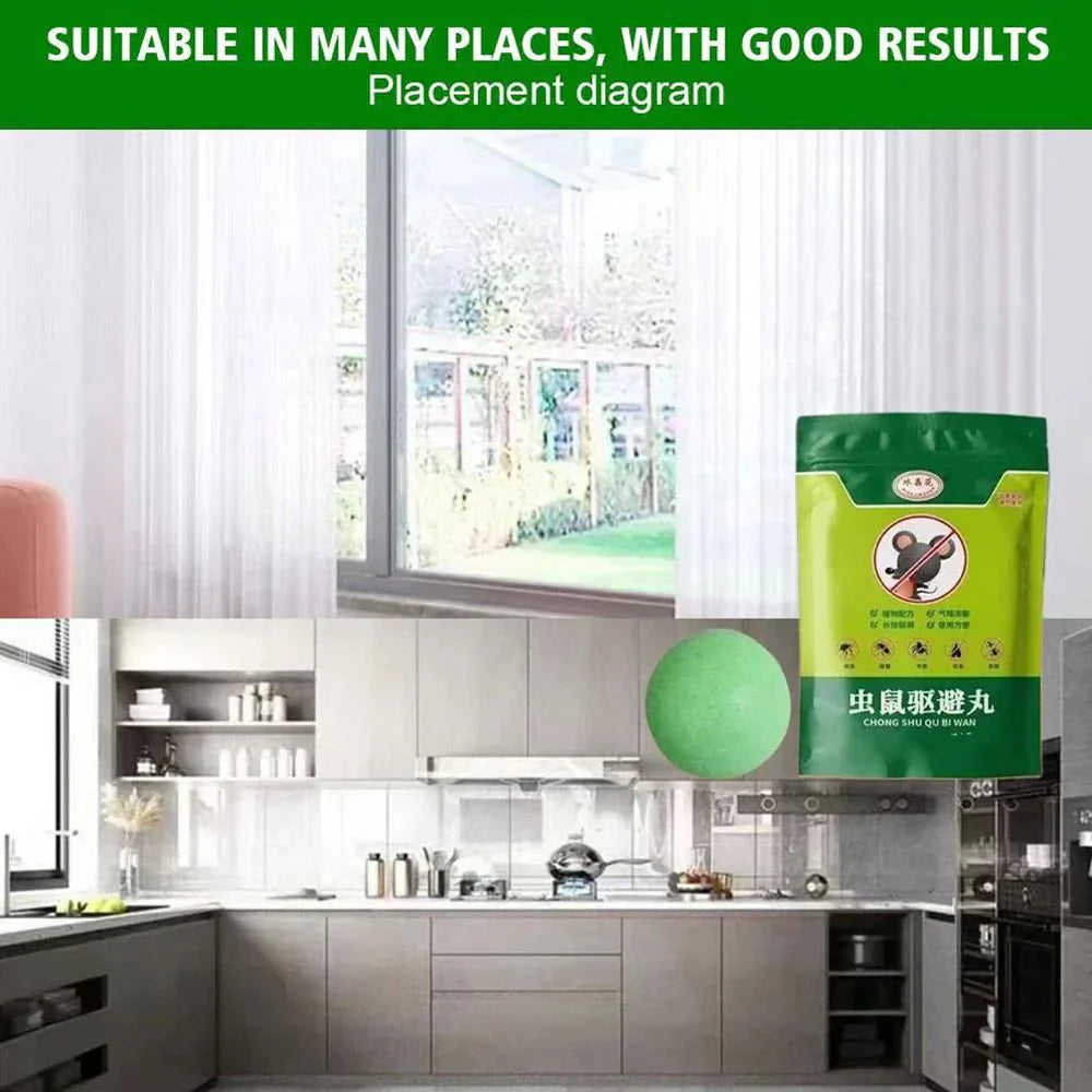 NoviqGuard™ - Powerful Rat Repellent Balls with Fragrance Spray (Limited Stock🔥🔥 Buy Now)