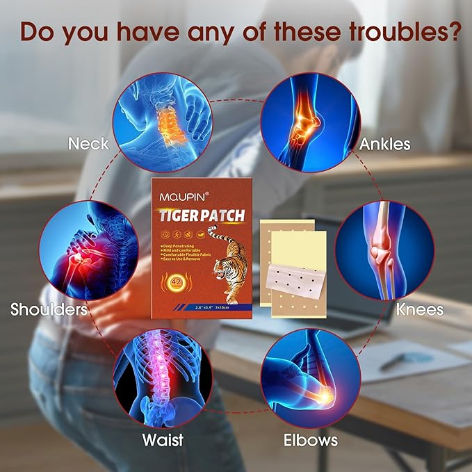 Tiger Patch Pain Drainage & Slimming Foot Patches