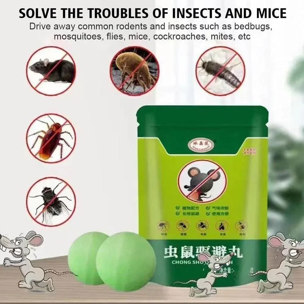 NoviqGuard™ - Powerful Rat Repellent Balls with Fragrance Spray (Limited Stock🔥🔥 Buy Now)