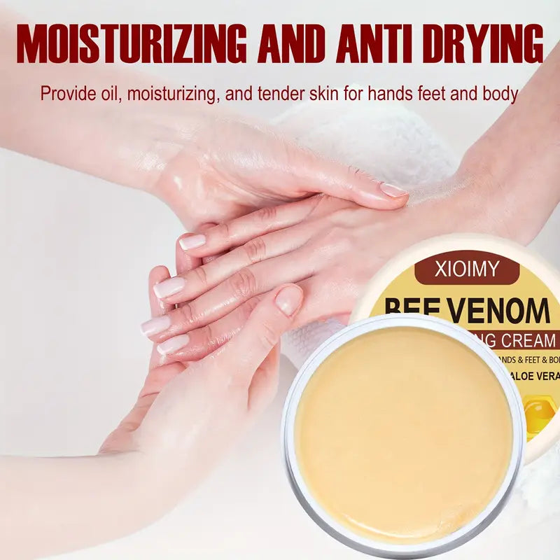 BeeRelief™ - Bee Venom Dry Crack Cream 🐝✨ | Deep Moisturizing & Hydrating for Hands, Feet & Body