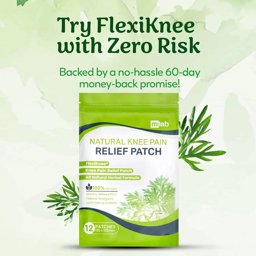 HealPatch™ - Natural Knee Pain Relief Patches with Free Pain Relief Spray 🌿🦵