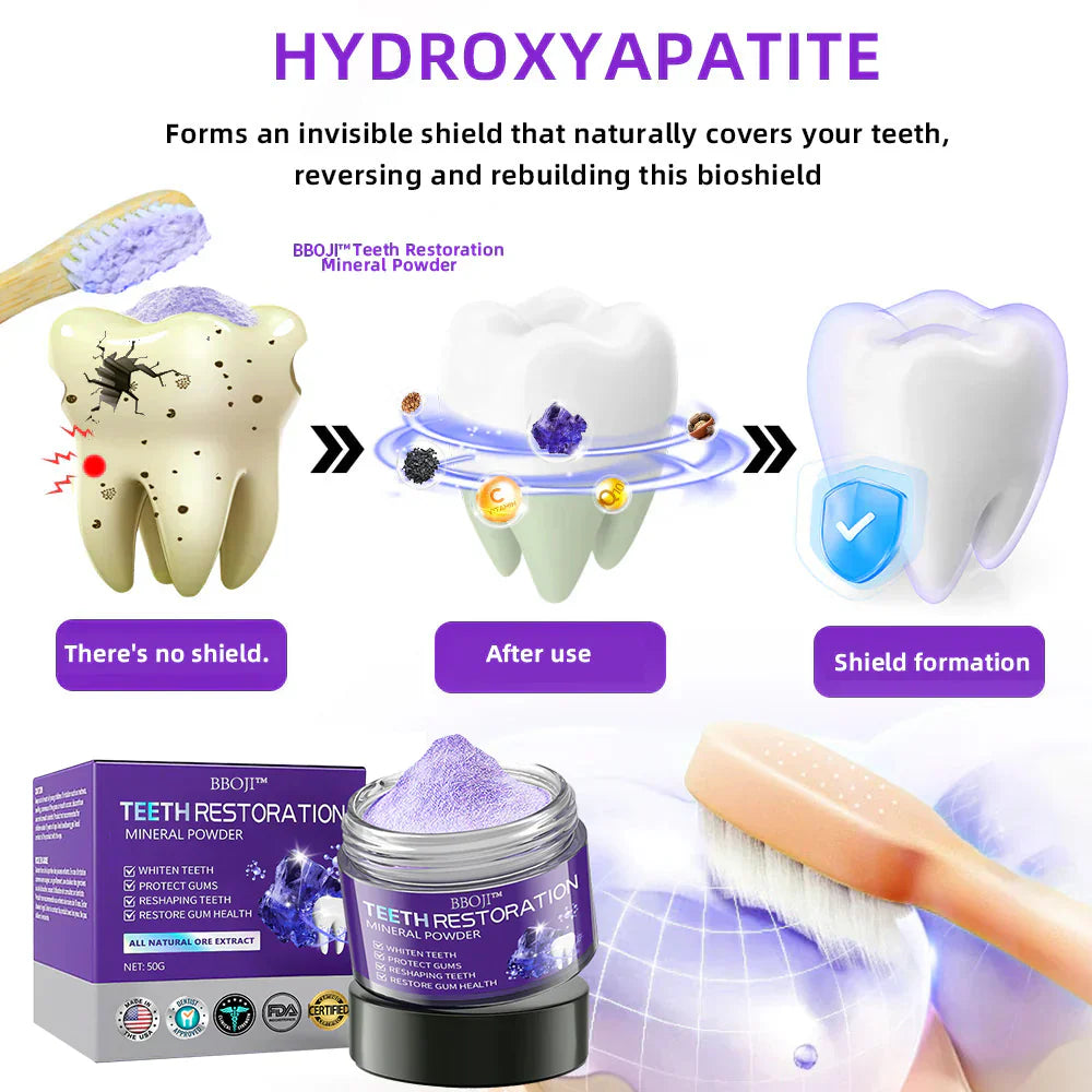 BBOJI TeethRestoration Mineral Powder🦷 (Now Available in India)