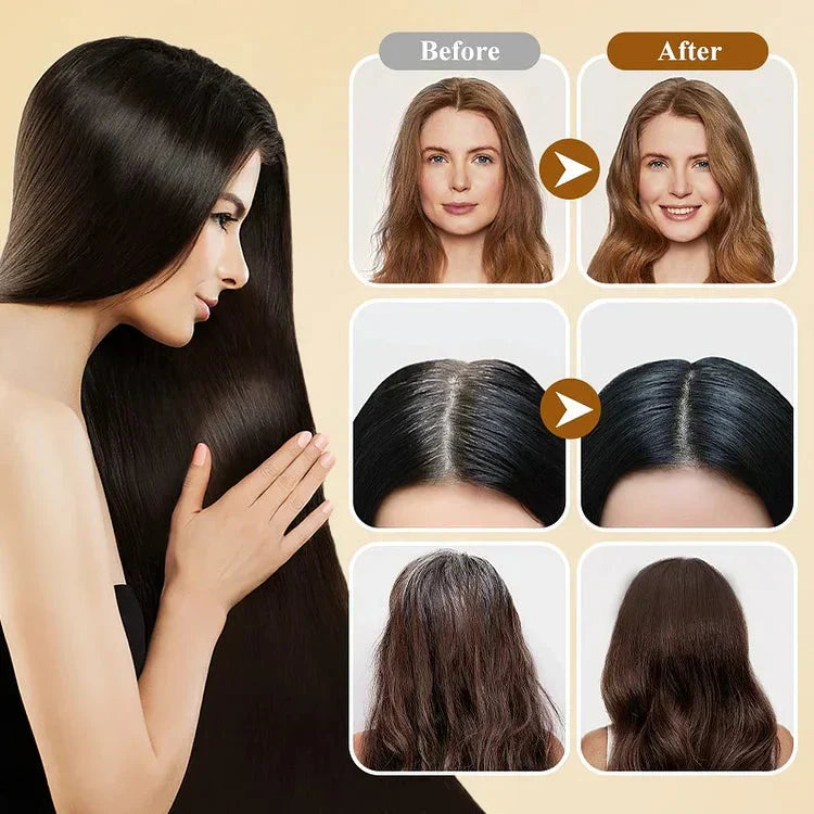 Noviq™️ Japanese Long Lasting Natural Hair Dye Shampoo 🔥 Buy 1 Get 1 Free 🔥