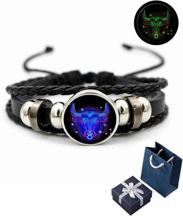 Sign Adjustable Zodiac Sign Powerful Manifestation Bracelet with Free Essence Spray (Energized)