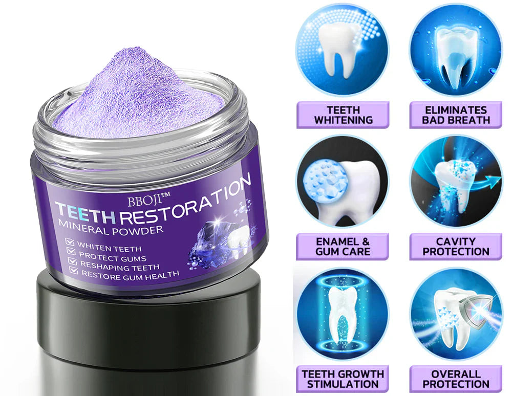 BBOJI TeethRestoration Mineral Powder🦷 (Now Available in India)