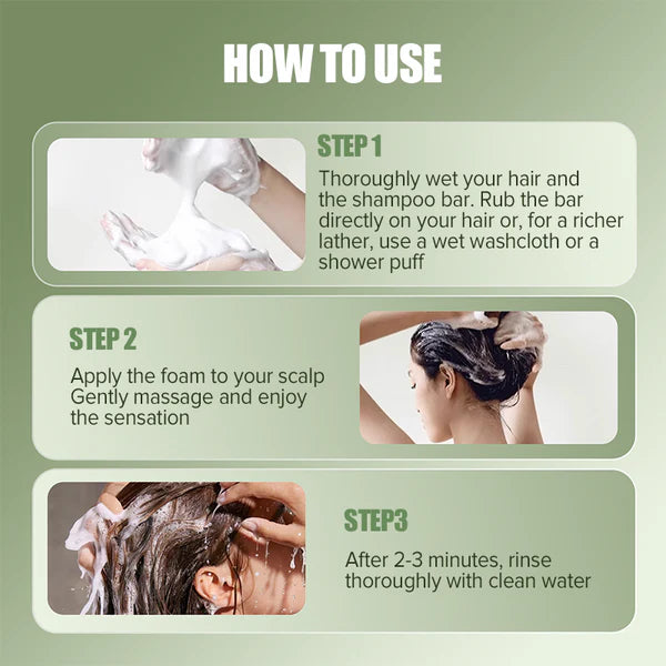 Natural Shampoo Bar For Strengthening Hair🔥 BUY 2 GET 2 FREE! 🔥